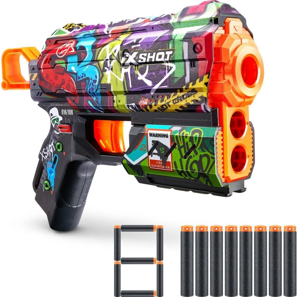 Lancador X-Shot Skin Flux C/8 Dardos Candide - imagem 3
