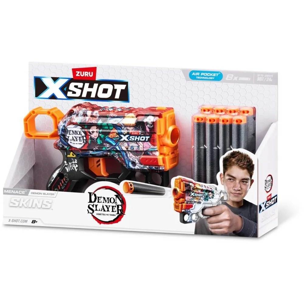 Lancador X-Shot Skins Menace 8 Dardos Candide - imagem 3