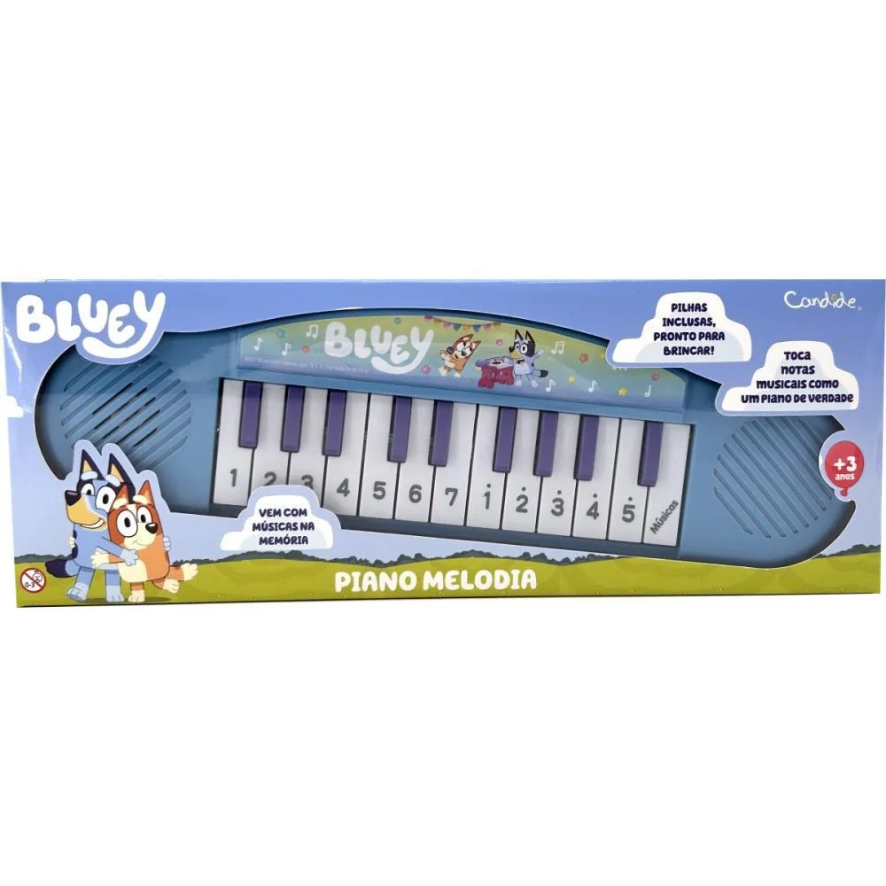 Instrumento Musical Bluey Piano Melodia Candide - imagem 3