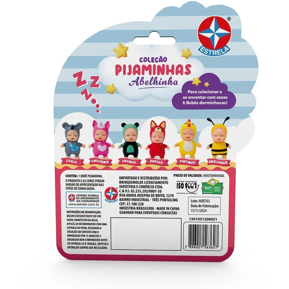 Jogo Diverso Colecao Pijaminhas Estrela - imagem 10