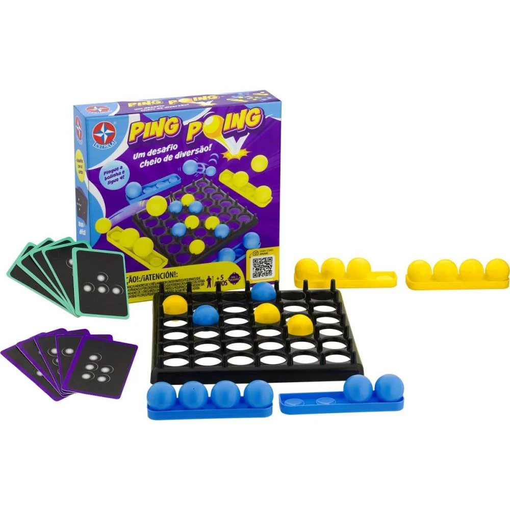 Jogo Diverso Ping Pong A Partir De 5 Anos Estrela - imagem 2