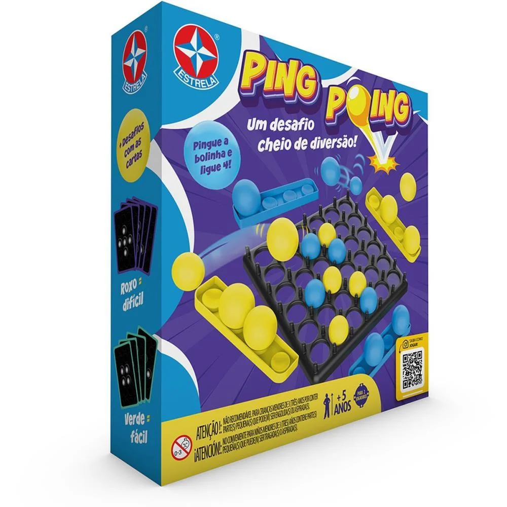 Jogo Diverso Ping Pong A Partir De 5 Anos Estrela - imagem 5