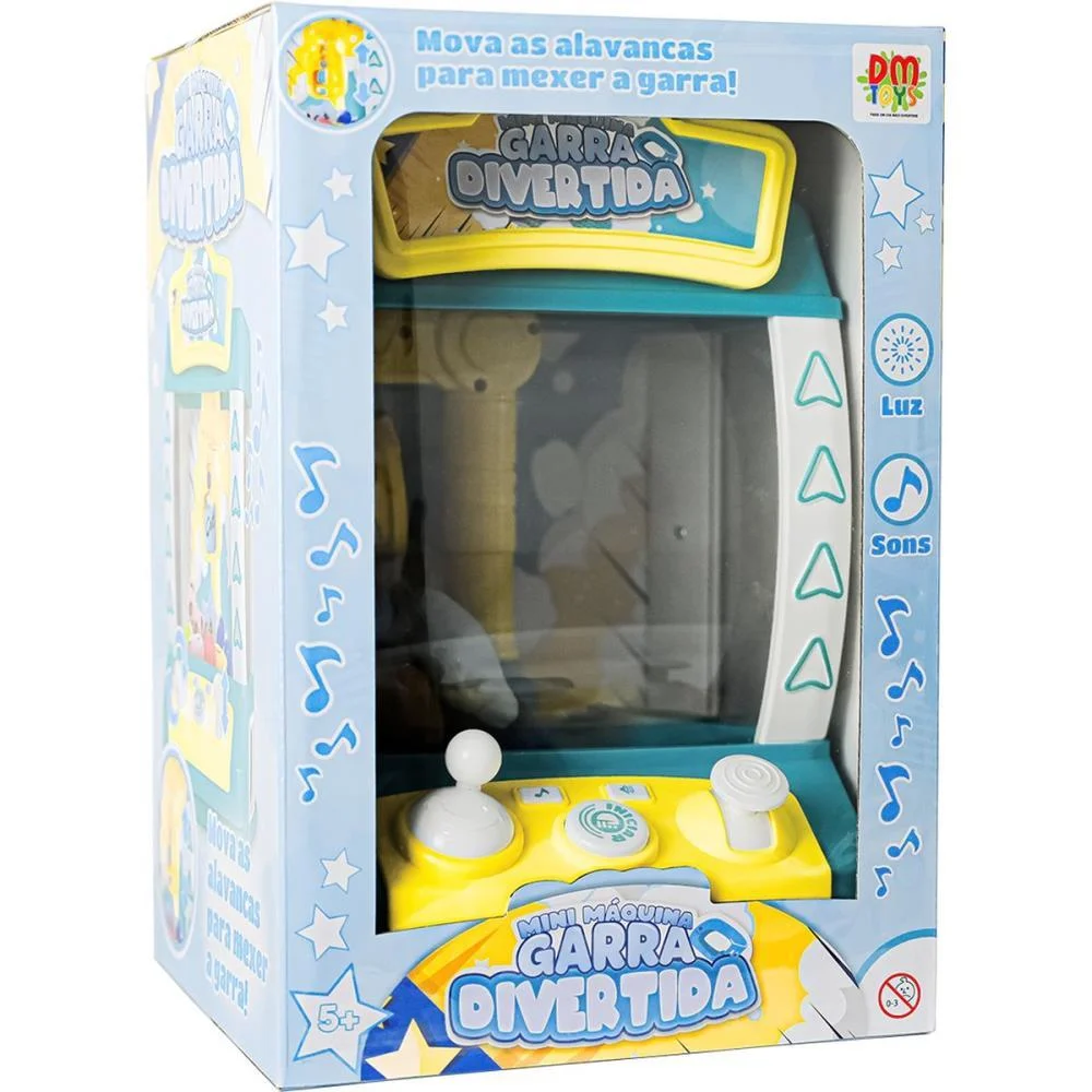 Brinquedo Diverso Mini Maq. Garra Diver.10 Pc Az Dm Toys - imagem 3