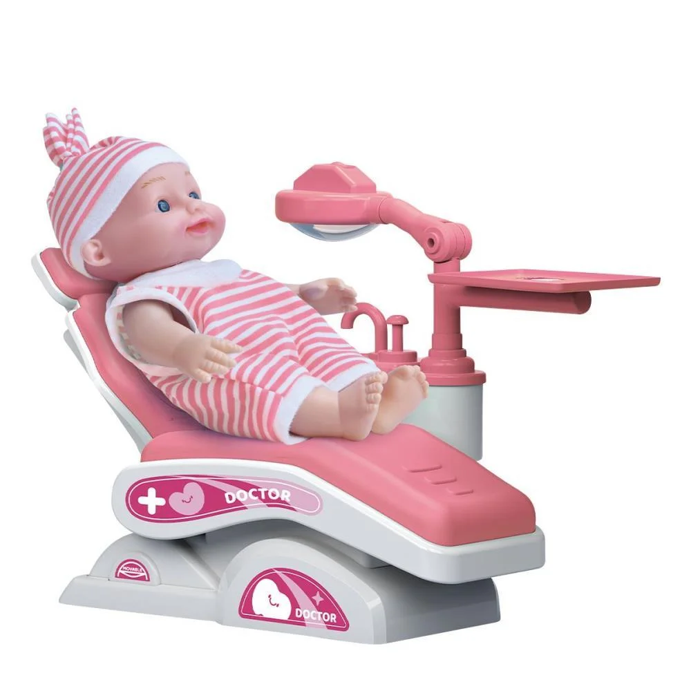 Brincando De Profissoes Doutor Dm Dentista Rosa Dm Toys - imagem 2