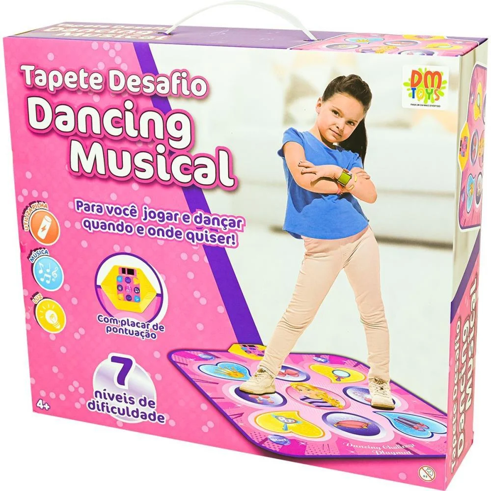 Tapete Musical Desafio Dancing Musical Dm Toys - imagem 3