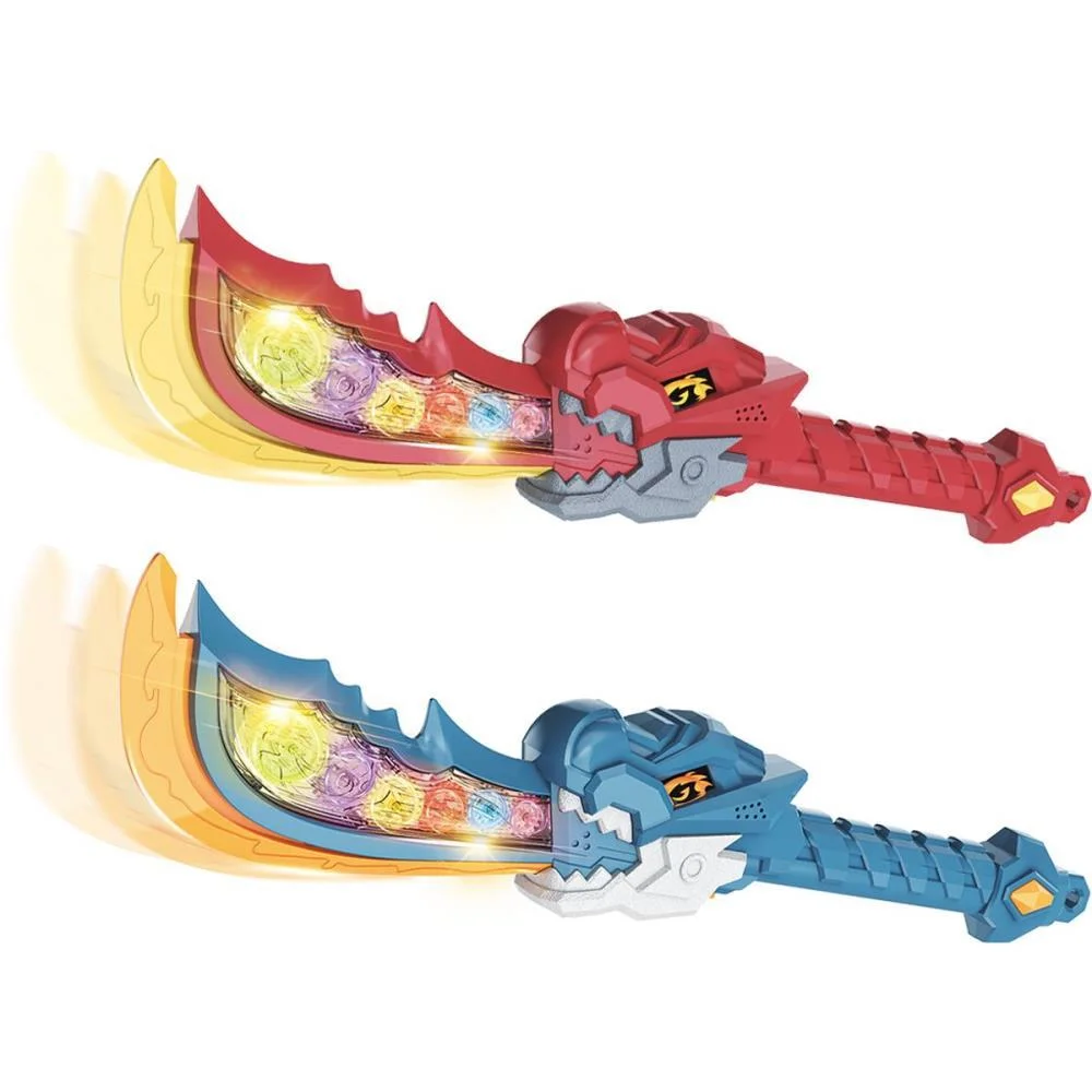 Fantasia Acessorio Espada Dino Power C/Luz E Som Dm Toys - imagem 2