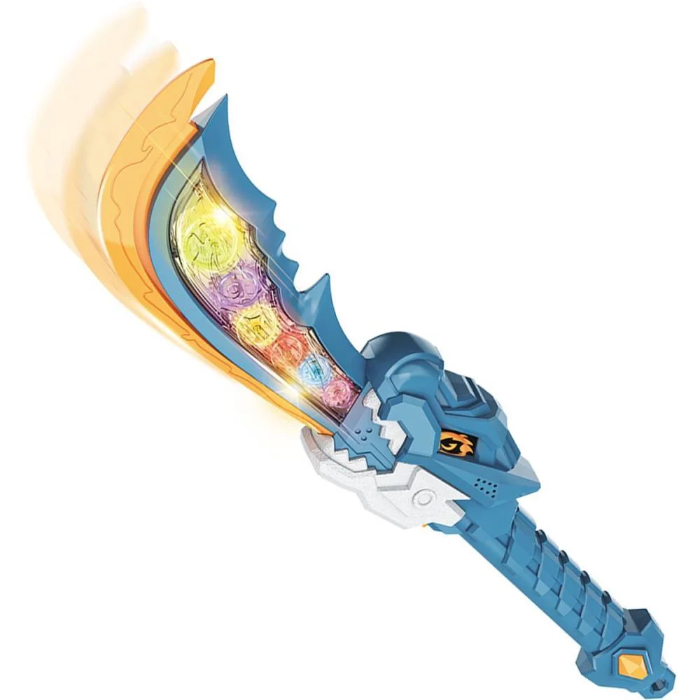 Fantasia Acessorio Espada Dino Power C/Luz E Som Dm Toys - imagem 3