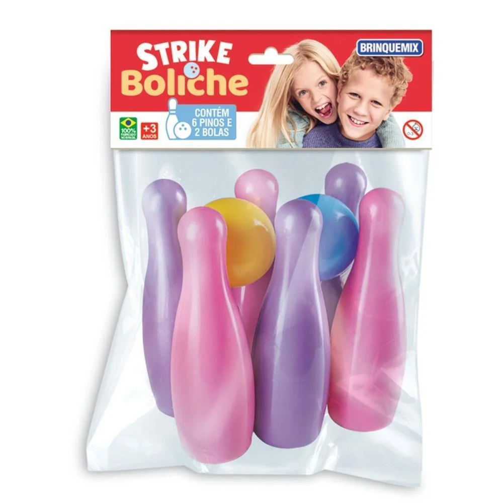 Boliche Strike Boliche Solapa Menina Brinquemix - imagem 3