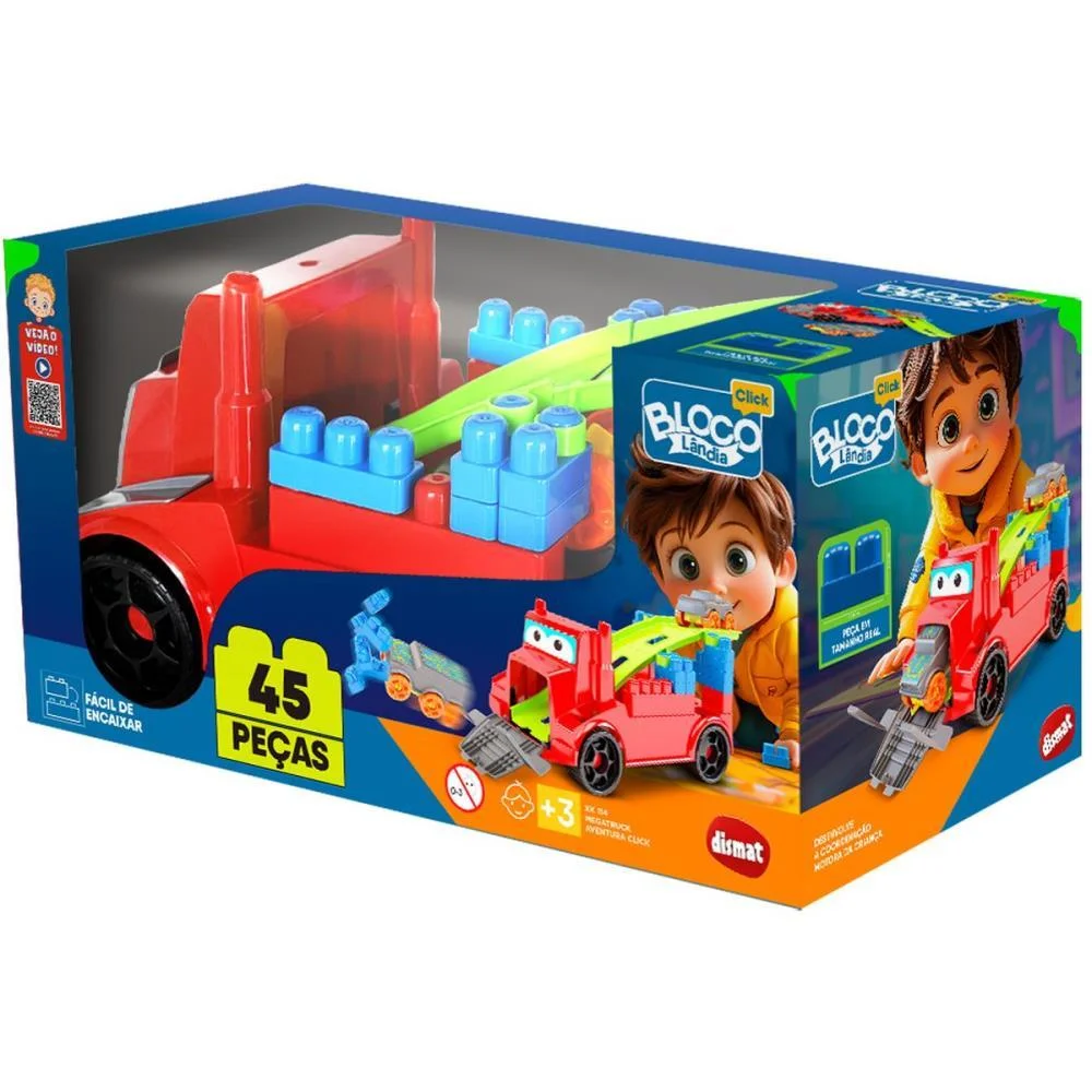 Brinquedo Para Montar Megatruck Aventura Click Dismat - imagem 2
