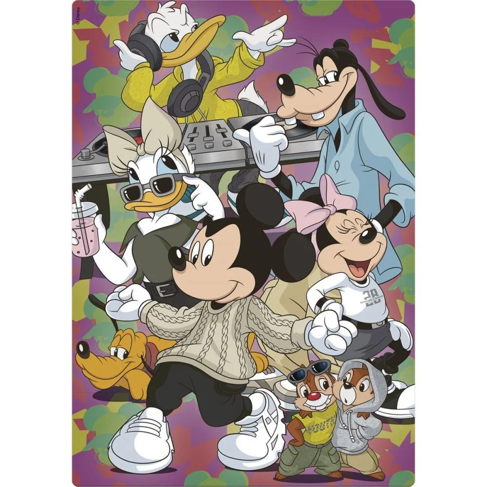 Quebra-Cabeca Cartonado Mickey Real Life 200 Pecas Toyster - imagem 4