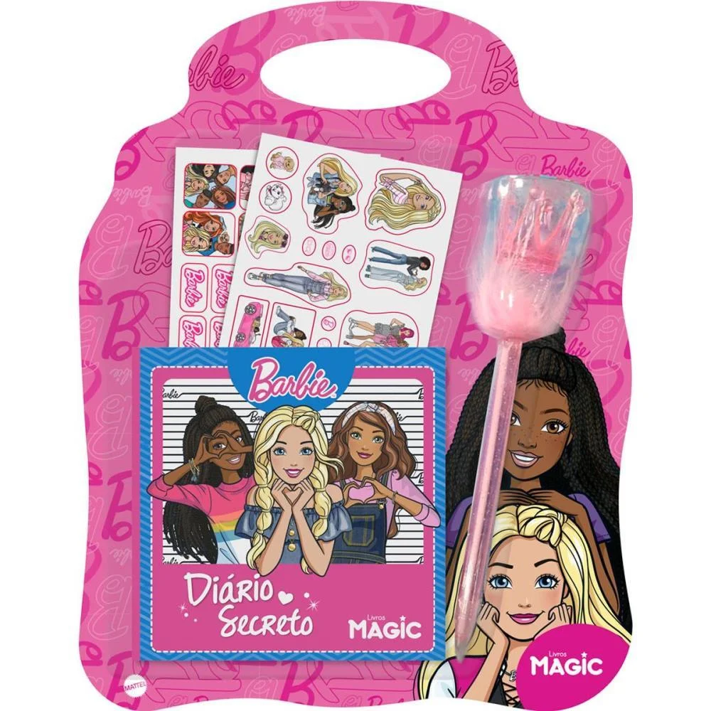 Diario Barbie Diario Secreto C/Adesiv Magic Kids - imagem 2