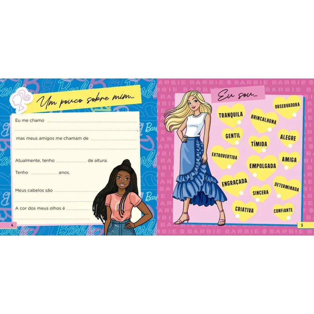 Diario Barbie Diario Secreto C/Adesiv Magic Kids - imagem 3