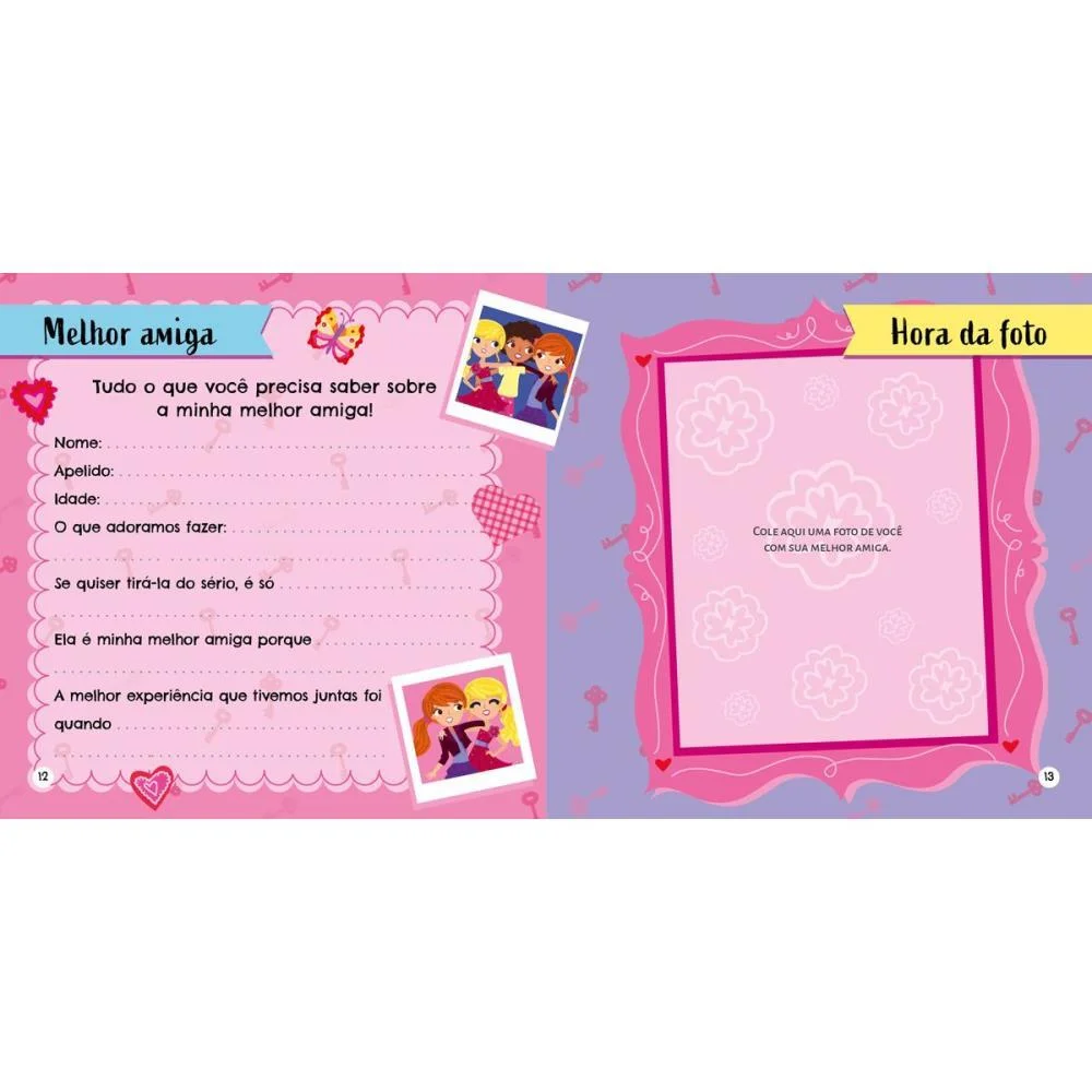 Diario Meu Querido Diario C/Adesivos Magic Kids - imagem 3