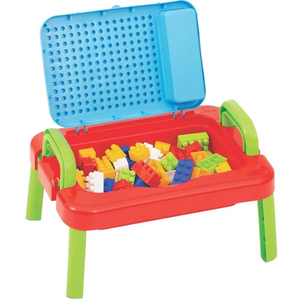 Brinquedo Para Montar Mesa Mercoblocks Unissex 64Pcs Merco Toys - imagem 4