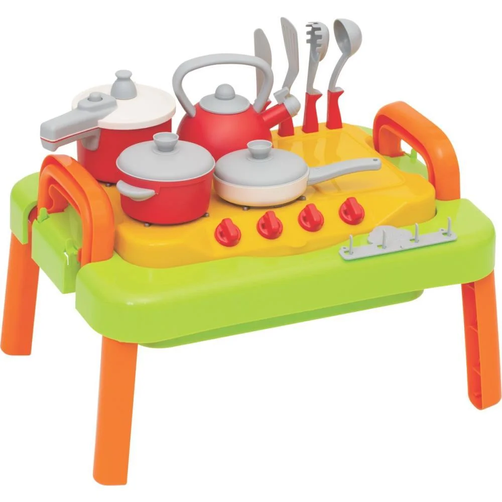 Brincando De Casinha Jogo De Panelinhas Gourmet Vm Merco Toys - imagem 4