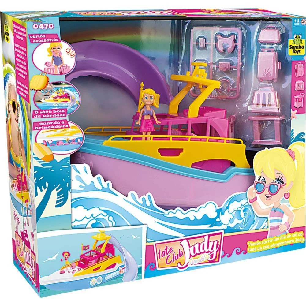 Cenario Tematico (Playset) Iate Club Judy 36Cm C/Acessor. Samba Toys - imagem 3