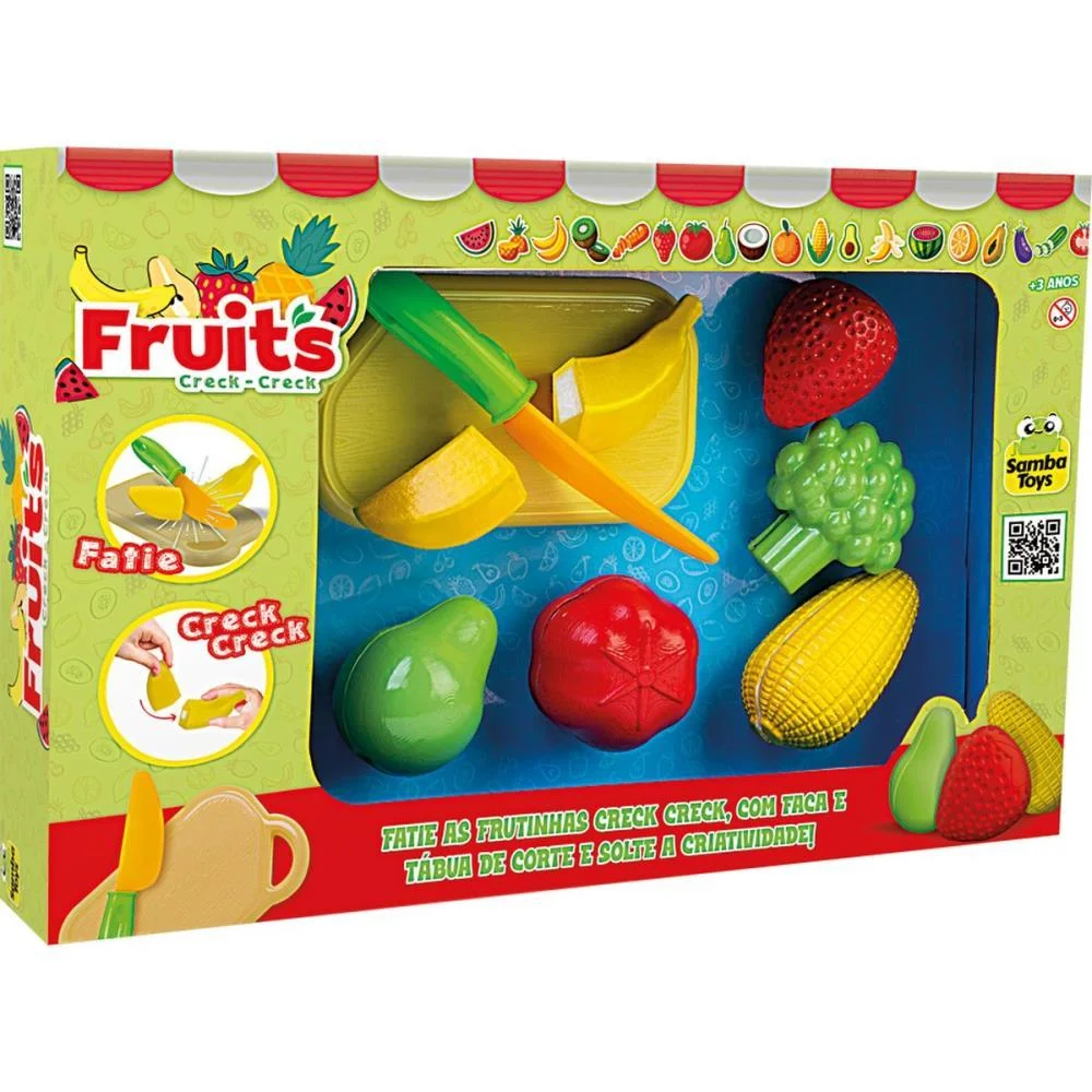 Brincando De Casinha Frutinha Creck-Creck Samba Toys - imagem 2