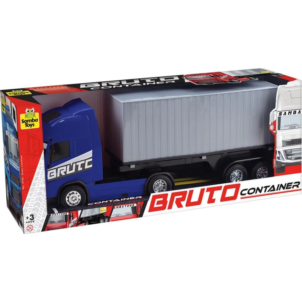 Caminhao Truck Bruto Container 38Cm (S) Samba Toys - imagem 4