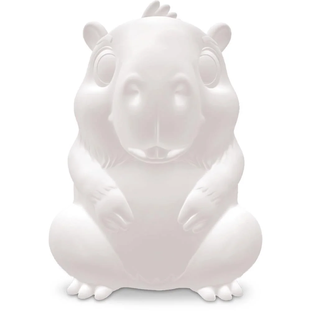Brinquedo Para Colorir Capivara 16Cm Pintura C/Guache Samba Toys - imagem 3