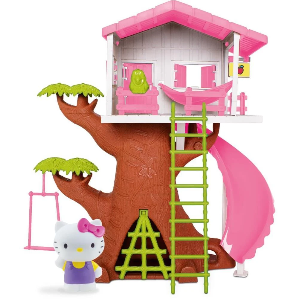 Casinha De Boneca Hello Kitty Casa Na Arvore Samba Toys - imagem 5