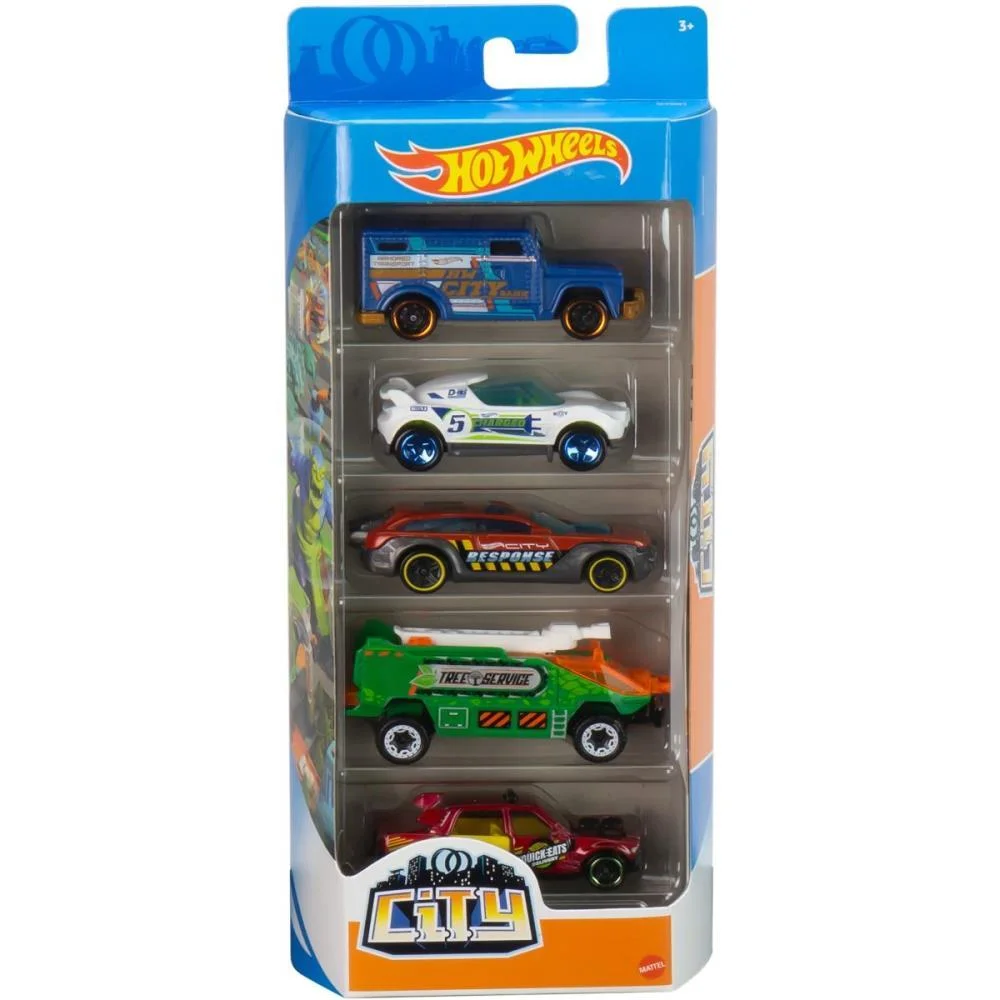 Hot Wheels Die-Cast Pack C/05 Carrinhos (S) Mattel (Blister) - imagem 11