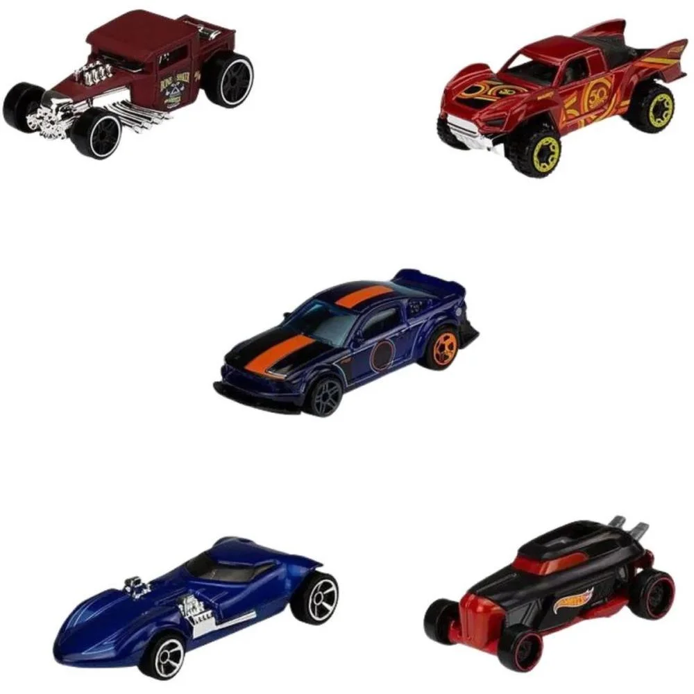 Hot Wheels Die-Cast Pack C/05 Carrinhos (S) Mattel (Blister) - imagem 12