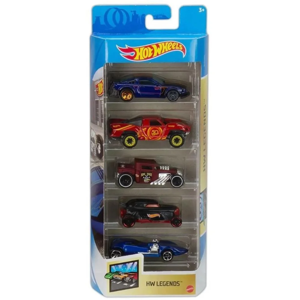 Hot Wheels Die-Cast Pack C/05 Carrinhos (S) Mattel (Blister) - imagem 13
