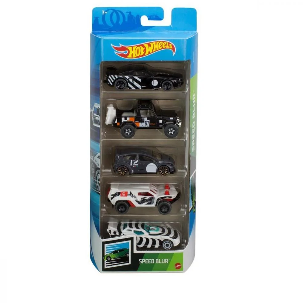 Hot Wheels Die-Cast Pack C/05 Carrinhos (S) Mattel (Blister) - imagem 17