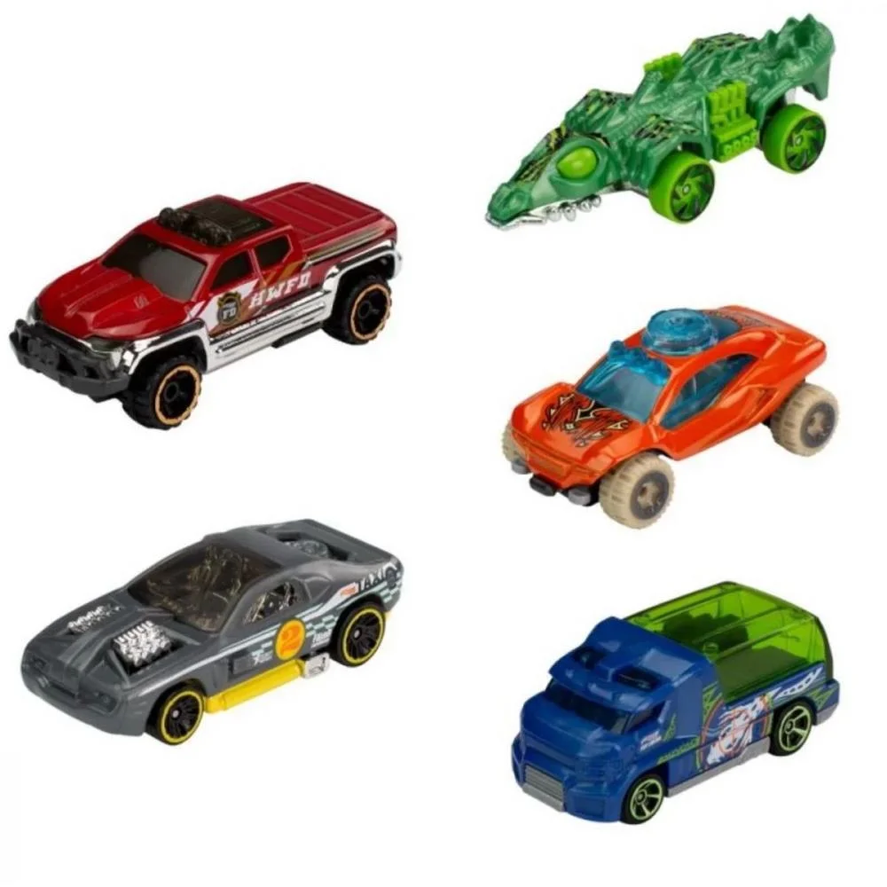 Hot Wheels Die-Cast Pack C/05 Carrinhos (S) Mattel (Blister) - imagem 22
