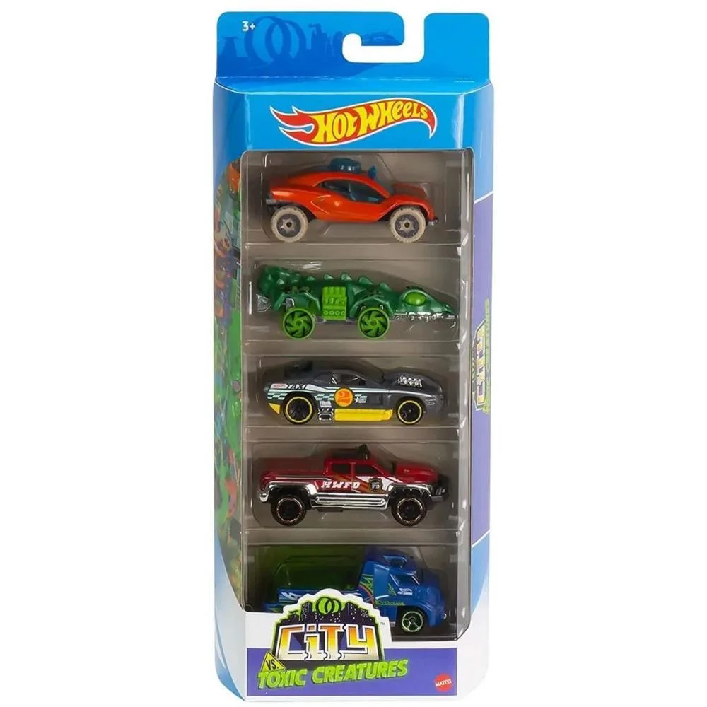 Hot Wheels Die-Cast Pack C/05 Carrinhos (S) Mattel (Blister) - imagem 23