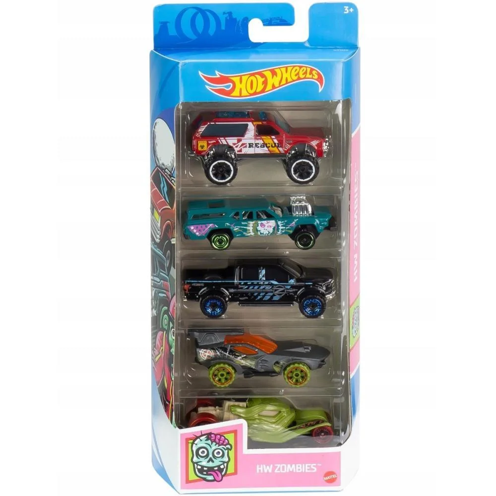 Hot Wheels Die-Cast Pack C/05 Carrinhos (S) Mattel (Blister) - imagem 27