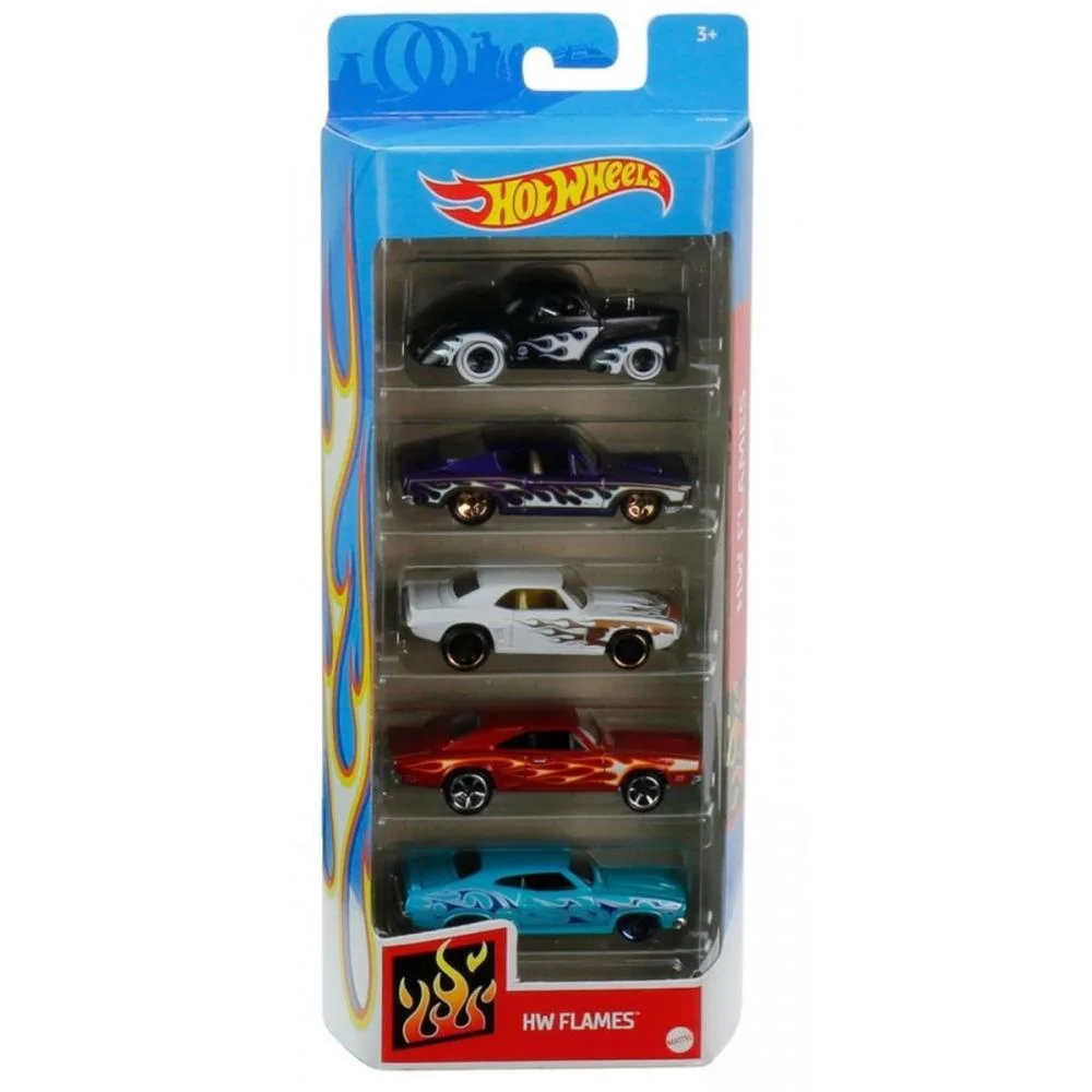 Hot Wheels Die-Cast Pack C/05 Carrinhos (S) Mattel (Blister) - imagem 29