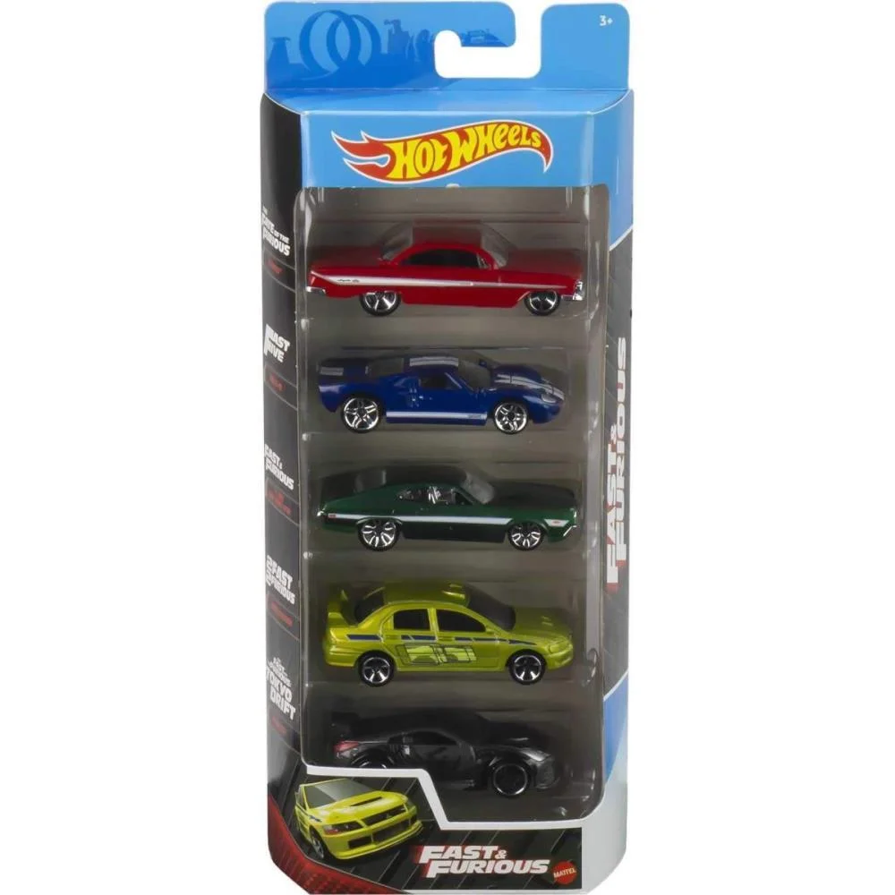 Hot Wheels Die-Cast Pack C/05 Carrinhos (S) Mattel (Blister) - imagem 5