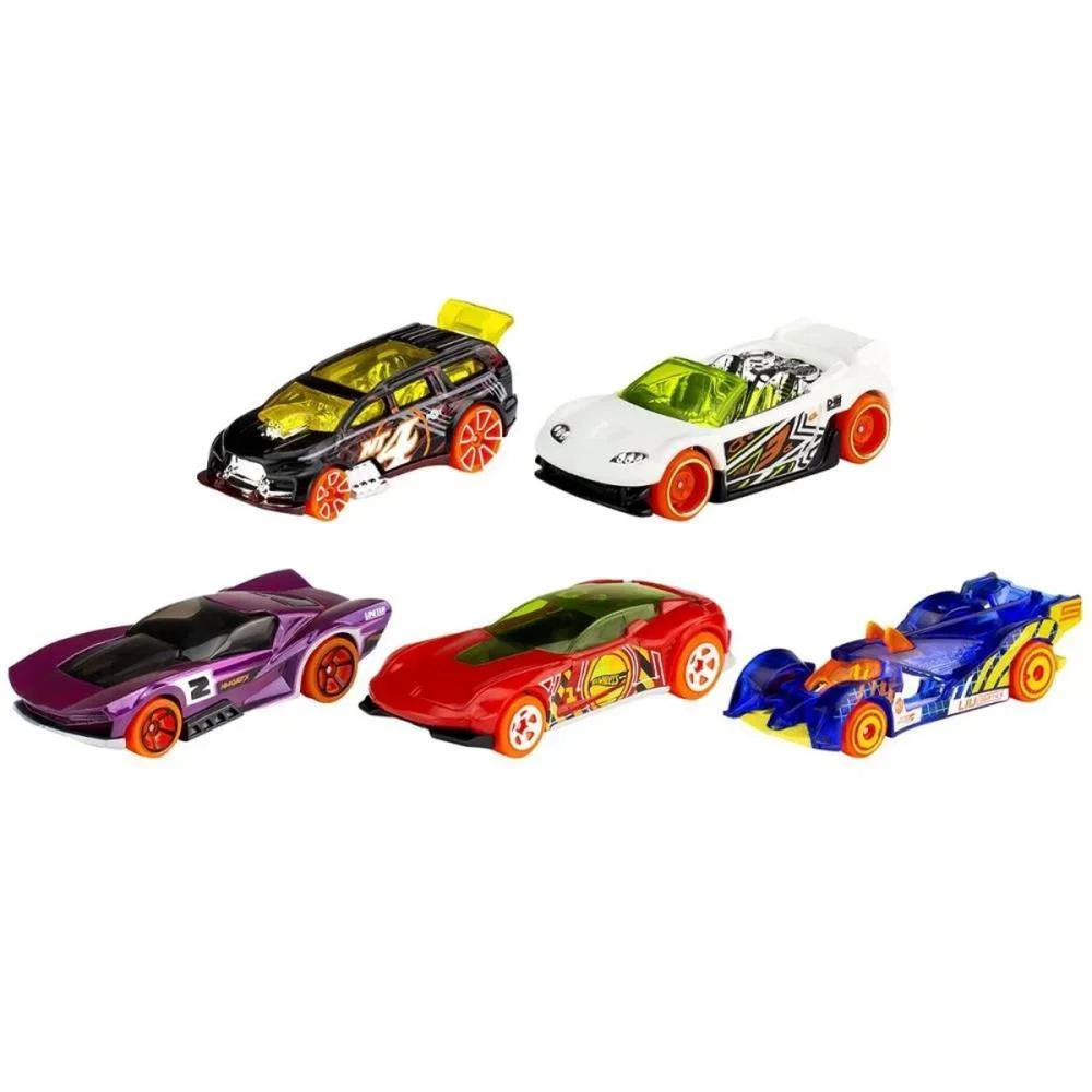 Hot Wheels Die-Cast Pack C/05 Carrinhos (S) Mattel (Blister) - imagem 6
