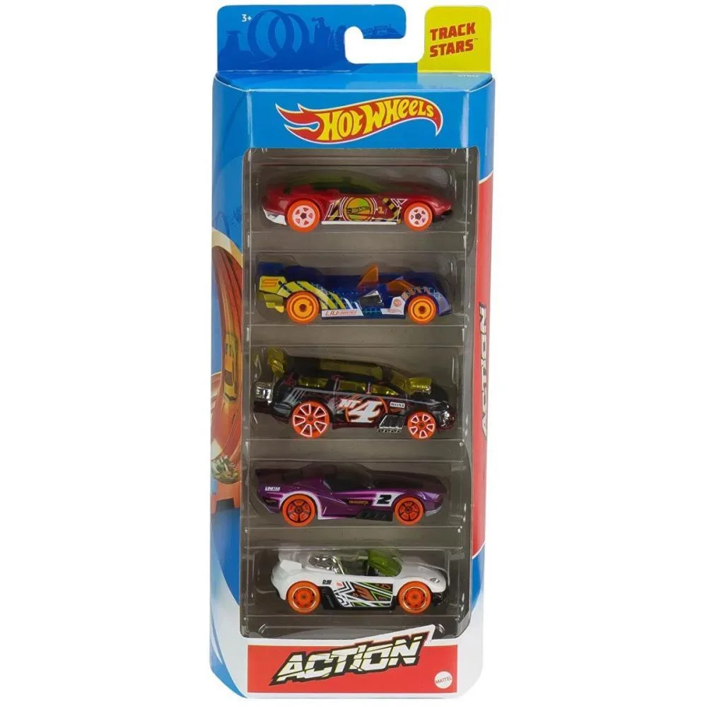 Hot Wheels Die-Cast Pack C/05 Carrinhos (S) Mattel (Blister) - imagem 7