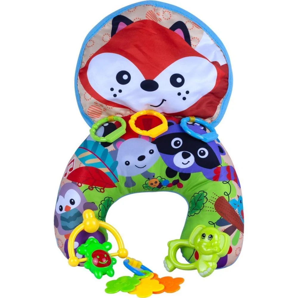 Brinquedo Para Bebe Almofada C/Chocalhos 30X26Cm Bee Toys - imagem 2