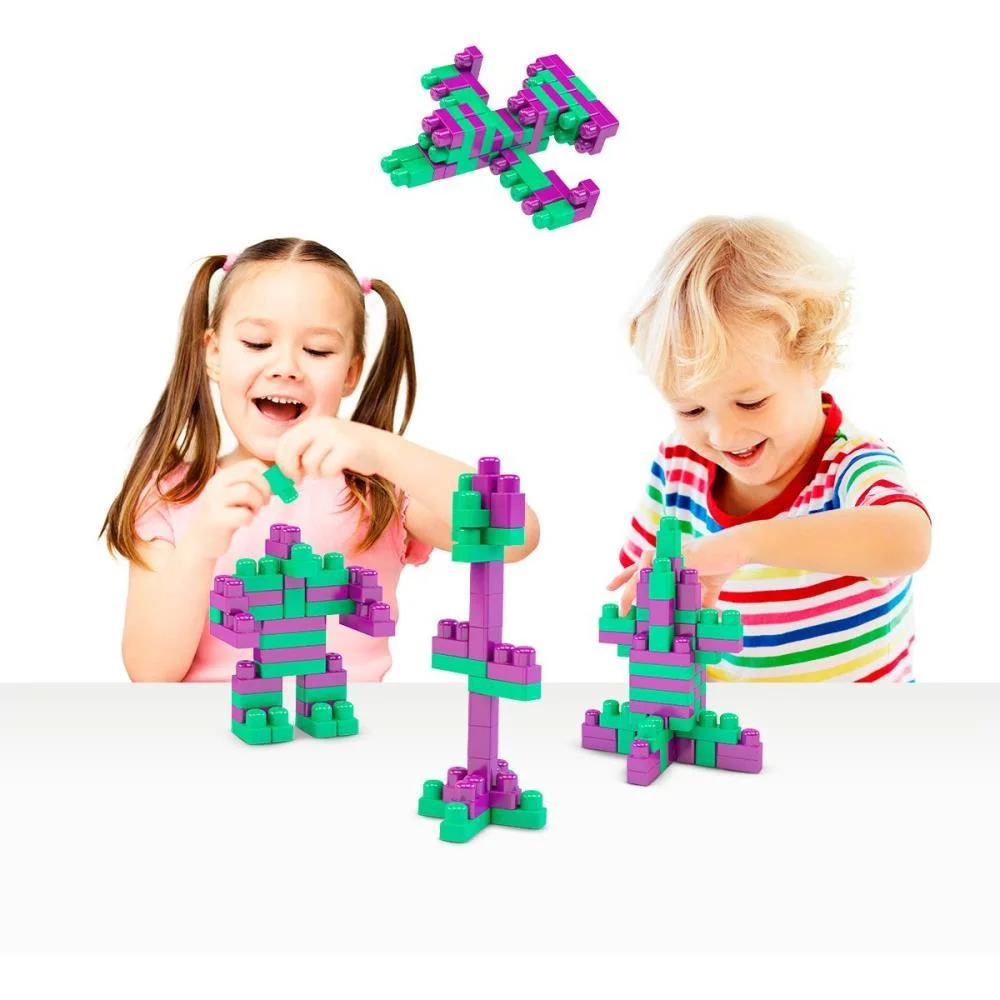Brinquedo Para Montar Mais Blocolandia Click 80Pecas Dismat - imagem 5