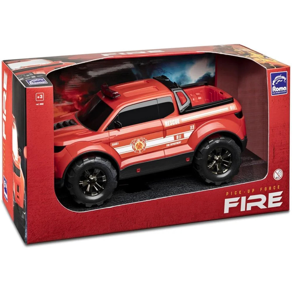 Carrinho Pick Up Force Fire Roma - imagem 5