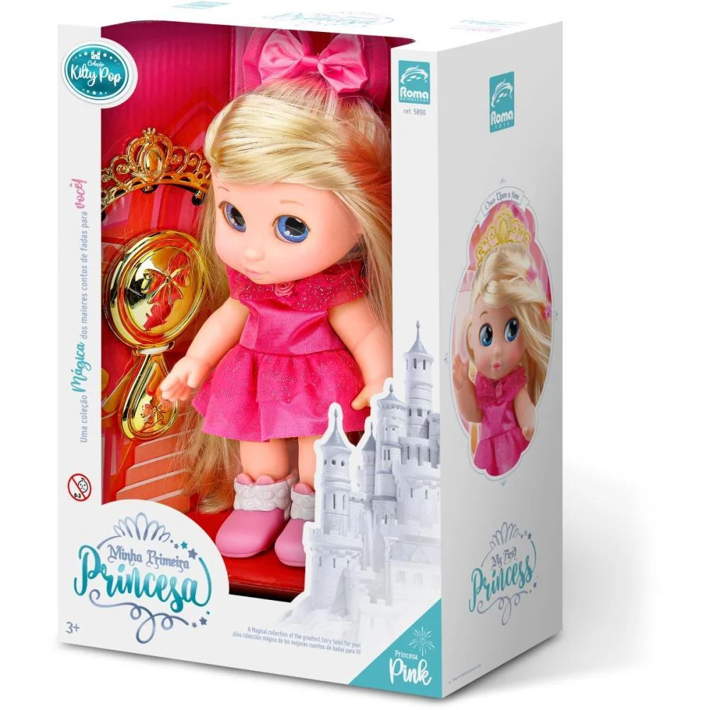 Boneca Kilty Pop Minha 1 Princesa Pk Roma - imagem 6