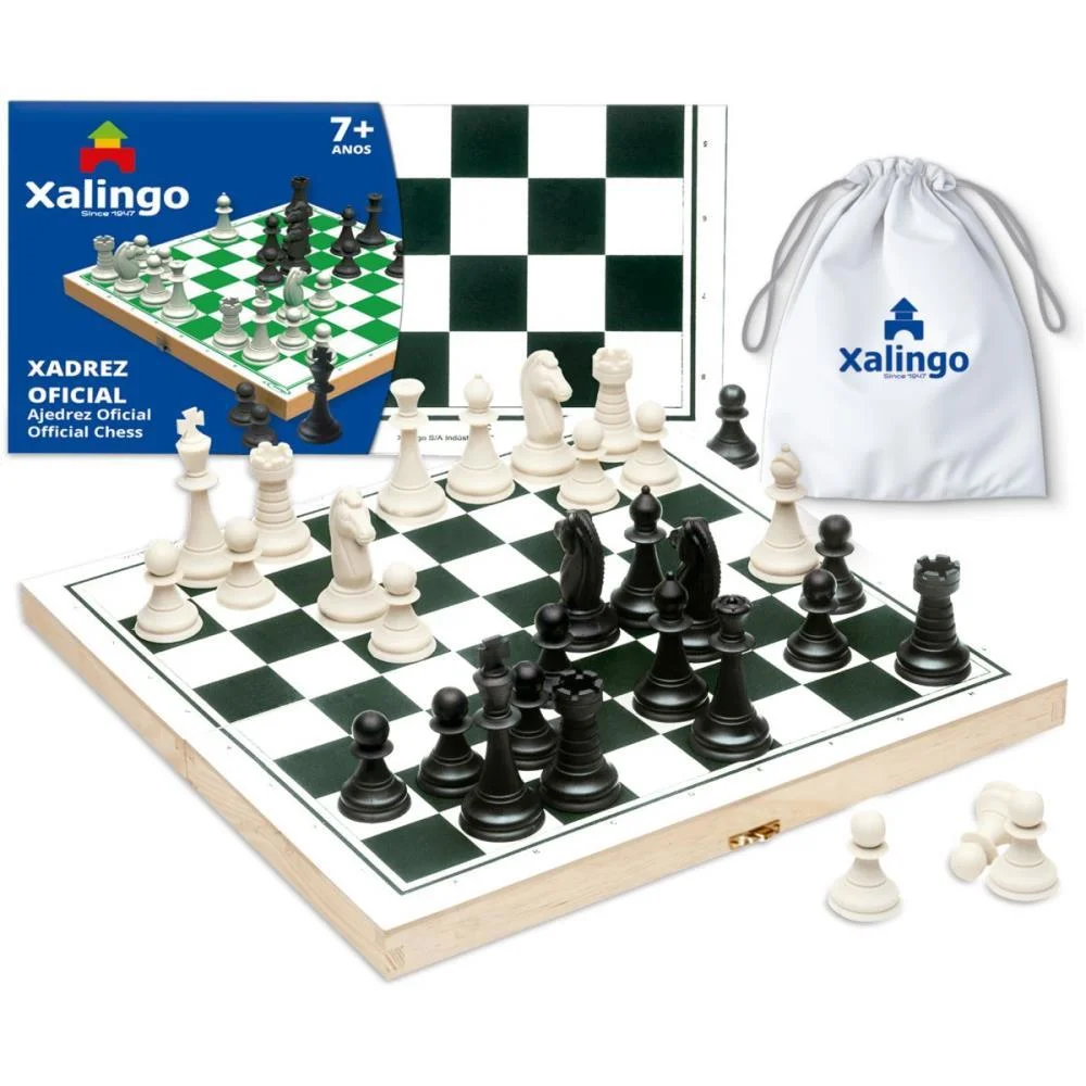 Jogo De Xadrez Oficial 40X40Cm. Xalingo - imagem 2