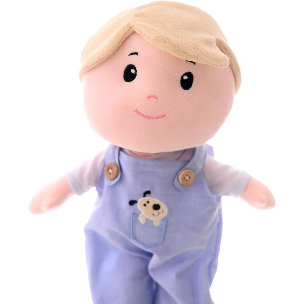 Boneca De Pelucia Gael 35Cm Zip - imagem 3
