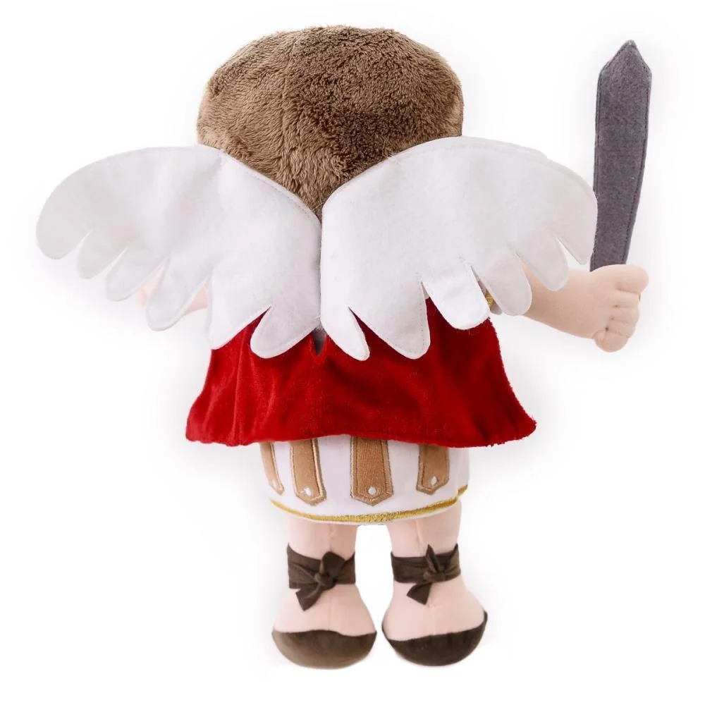 Boneca De Pelucia Religioso Sao Miguel 32Cm Zip - imagem 3