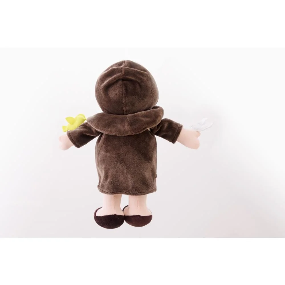 Boneca De Pelucia Religioso Sao Francisco 32Cm Zip - imagem 3