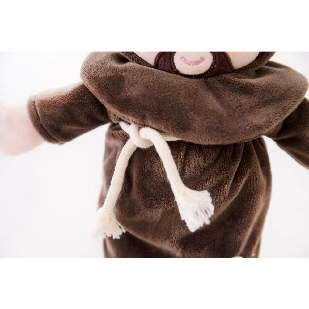Boneca De Pelucia Religioso Sao Francisco 32Cm Zip - imagem 5