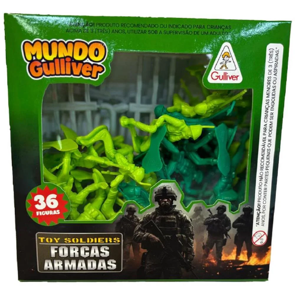 Miniatura Colecionavel Sold.brasileiros 36Fig.e Cerca Gulliver - imagem 4