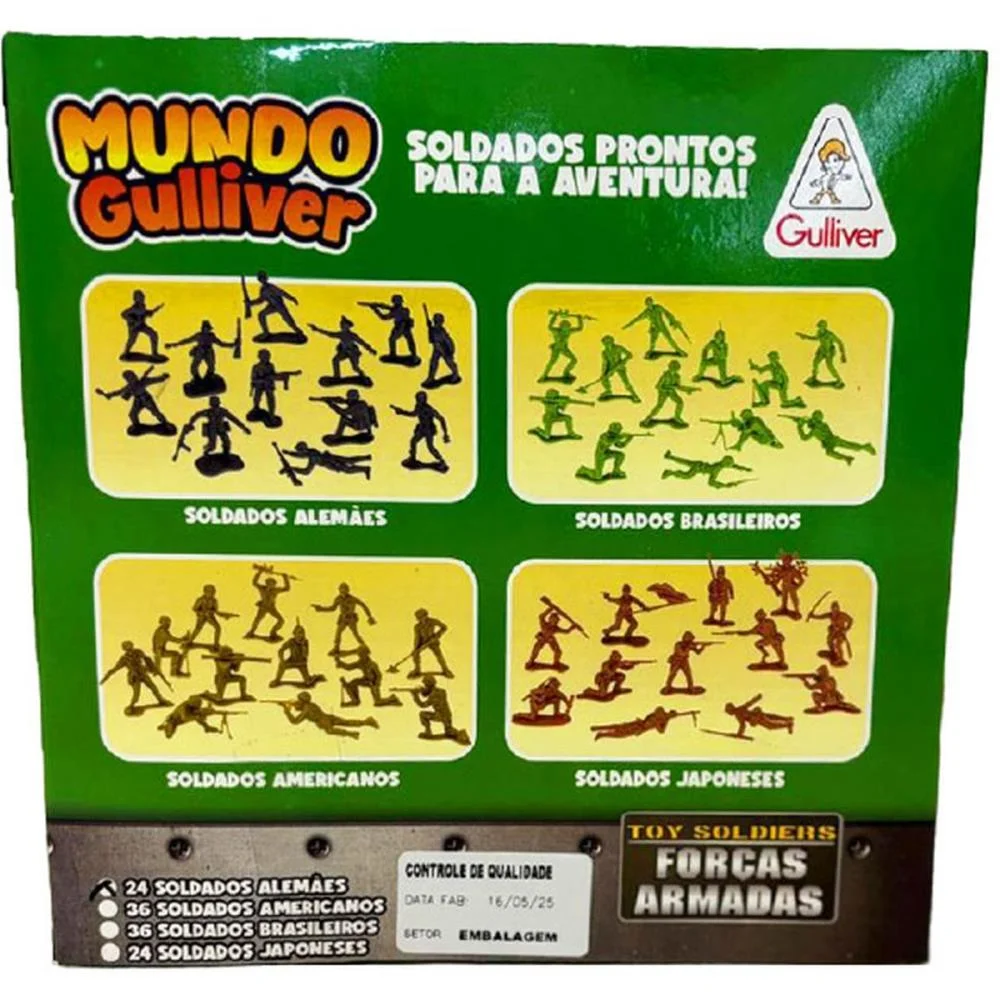 Miniatura Colecionavel Sold.americanos 36Fig.e Cercas Gulliver - imagem 3