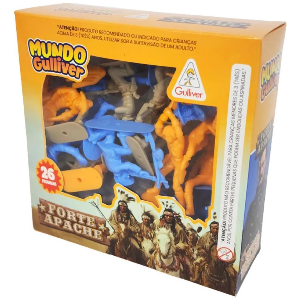 Miniatura Colecionavel Forte Apache Cowboy 24Fig.2Cav Gulliver - imagem 4