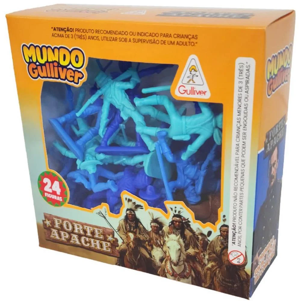 Miniatura Colecionavel Forte Apache Confederados 24Fi Gulliver - imagem 4