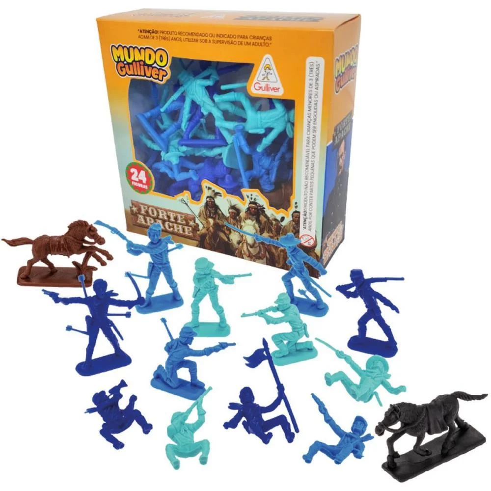 Miniatura Colecionavel Forte Apache Confederados 24Fi Gulliver - imagem 5