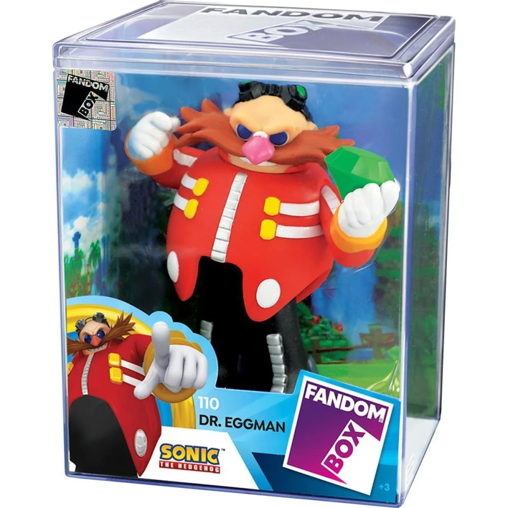 Boneco E Personagem Fandombox Sonic Dr Eggman 12Cm Lider - imagem 3